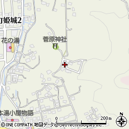 鹿児島県霧島市隼人町姫城2424周辺の地図