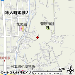 鹿児島県霧島市隼人町姫城2414周辺の地図