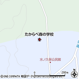 鹿児島県曽於市財部町北俣5410周辺の地図