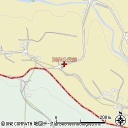 別府公民館周辺の地図