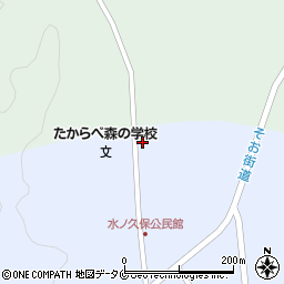 鹿児島県曽於市財部町北俣6348周辺の地図