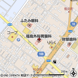 福島外科胃腸科整形外科医院周辺の地図