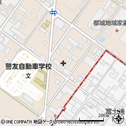 宮崎県都城市都北町7284-2周辺の地図