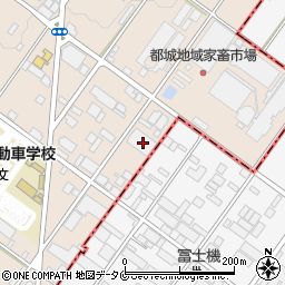 宮崎県都城市都北町7246周辺の地図