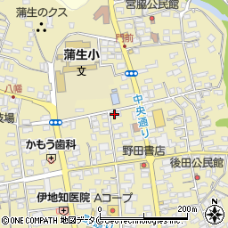 蒲生茶廊 zenzai周辺の地図