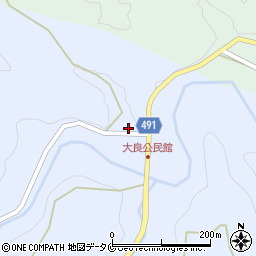 鹿児島県曽於市財部町北俣5650周辺の地図