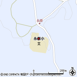 姶良市立永原小学校周辺の地図