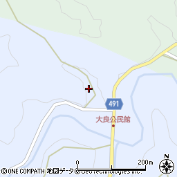 鹿児島県曽於市財部町北俣5661周辺の地図