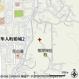 鹿児島県霧島市隼人町姫城2362周辺の地図