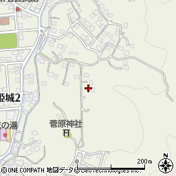 鹿児島県霧島市隼人町姫城2290周辺の地図