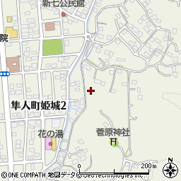 鹿児島県霧島市隼人町姫城2376周辺の地図