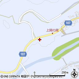 宮崎県都城市関之尾町7054-1周辺の地図