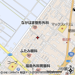 宮崎県都城市都北町3612-2周辺の地図