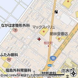 宮崎県都城市都北町5960-2周辺の地図
