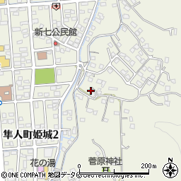 鹿児島県霧島市隼人町姫城2379周辺の地図