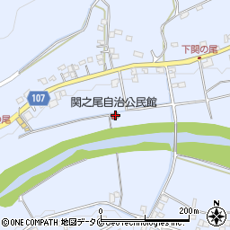 宮崎県都城市関之尾町7059周辺の地図