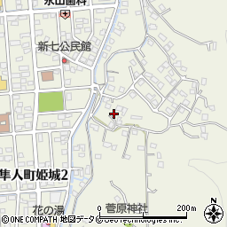 鹿児島県霧島市隼人町姫城2266周辺の地図