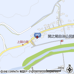 宮崎県都城市関之尾町7072周辺の地図