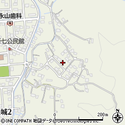 鹿児島県霧島市隼人町姫城2214周辺の地図