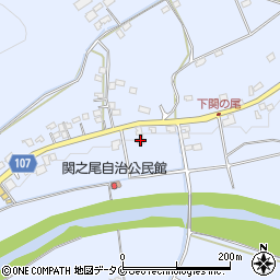 宮崎県都城市関之尾町7080-2周辺の地図