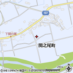 宮崎県都城市関之尾町7551-2周辺の地図