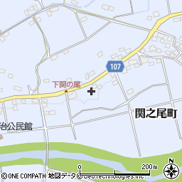 宮崎県都城市関之尾町7533-1周辺の地図