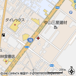 稲尾リース株式会社　都城営業所周辺の地図