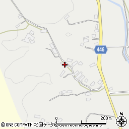 鹿児島県姶良市寺師1054周辺の地図