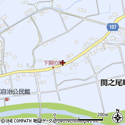 宮崎県都城市関之尾町7531周辺の地図