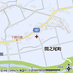 宮崎県都城市関之尾町7132-1周辺の地図