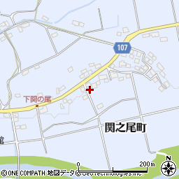 宮崎県都城市関之尾町7546-1周辺の地図
