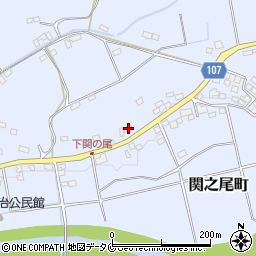 宮崎県都城市関之尾町7529-1周辺の地図
