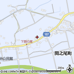 宮崎県都城市関之尾町7529-1周辺の地図