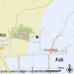 鹿児島県姶良市大山26周辺の地図