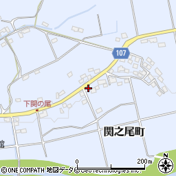 宮崎県都城市関之尾町7545-2周辺の地図