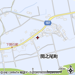 宮崎県都城市関之尾町7552周辺の地図