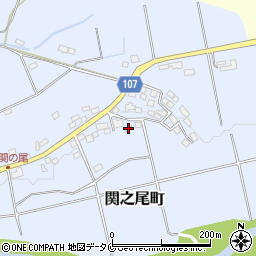 宮崎県都城市関之尾町7634-4周辺の地図