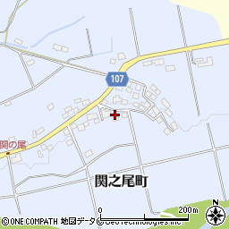 宮崎県都城市関之尾町7634-3周辺の地図
