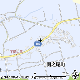 宮崎県都城市関之尾町7522-4周辺の地図