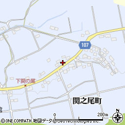 宮崎県都城市関之尾町7522-4周辺の地図