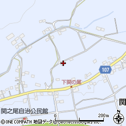 宮崎県都城市関之尾町7165-3周辺の地図