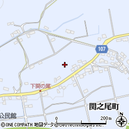 宮崎県都城市関之尾町7527周辺の地図