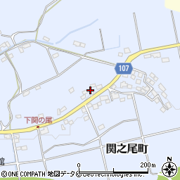 宮崎県都城市関之尾町7522周辺の地図