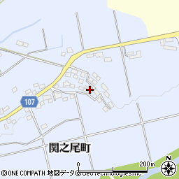 宮崎県都城市関之尾町7578-2周辺の地図