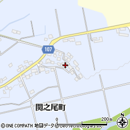 宮崎県都城市関之尾町7578-2周辺の地図