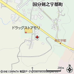 鹿児島県霧島市国分剣之宇都町30周辺の地図