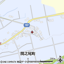 宮崎県都城市関之尾町7575-14周辺の地図
