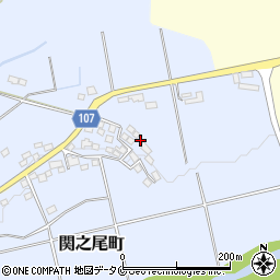 宮崎県都城市関之尾町7580周辺の地図