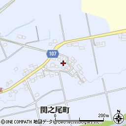 宮崎県都城市関之尾町7576-1周辺の地図