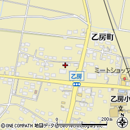 宮崎県都城市乙房町1644周辺の地図